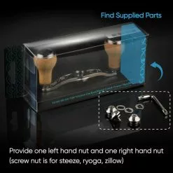 Gomexus Aluminum Double Handle With Cork Knob -Billig Gösjiggar Butik BS100HCA27TNr 4