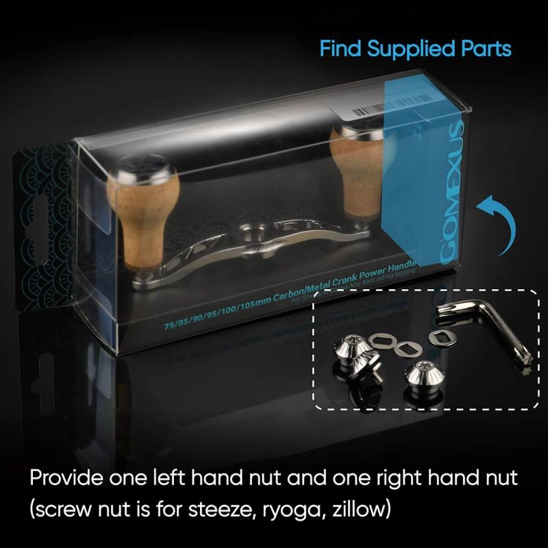 Gomexus 120mm Aluminium Handle With 27mm Cork Knob 8 Gomexus 120mm Aluminium Handle With 27mm Cork Knob - Bild 8