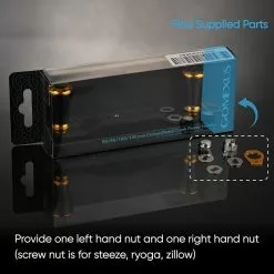 Gomexus 95mm Carbon Swept Handle With 20mm Aluminium Knob 20 Gomexus 95mm Carbon Swept Handle With 20mm Aluminium Knob -Billig Gösjiggar Butik DCS95A20BKGDr 6