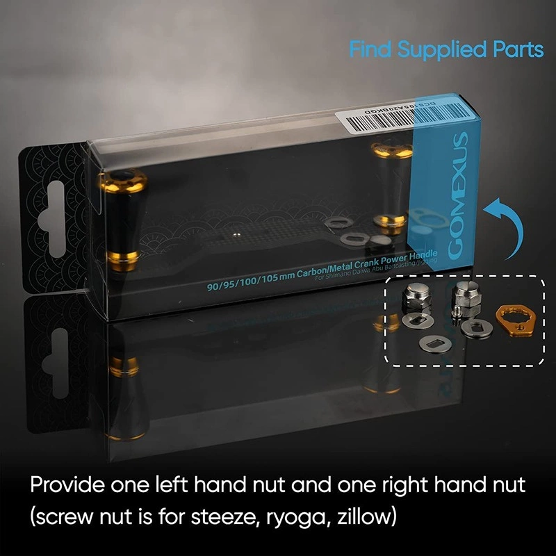 Gomexus 95mm Carbon Swept Handle With 20mm Aluminium Knob 6 Gomexus 95mm Carbon Swept Handle With 20mm Aluminium Knob - Bild 6