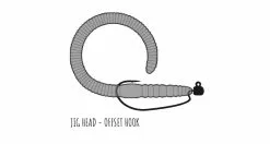 Libra Lures Flex Worm -Billig Gösjiggar Butik FW95K10P 000r 3