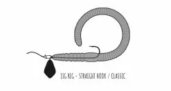 Libra Lures Flex Worm -Billig Gösjiggar Butik FW95K10P 000r 5