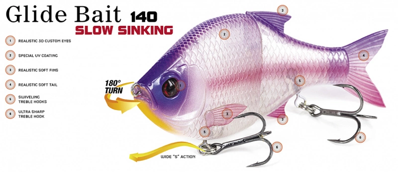 Molix Glide Bait 140 Slow Sinking 2 Molix Glide Bait 140 Slow Sinking - Bild 2